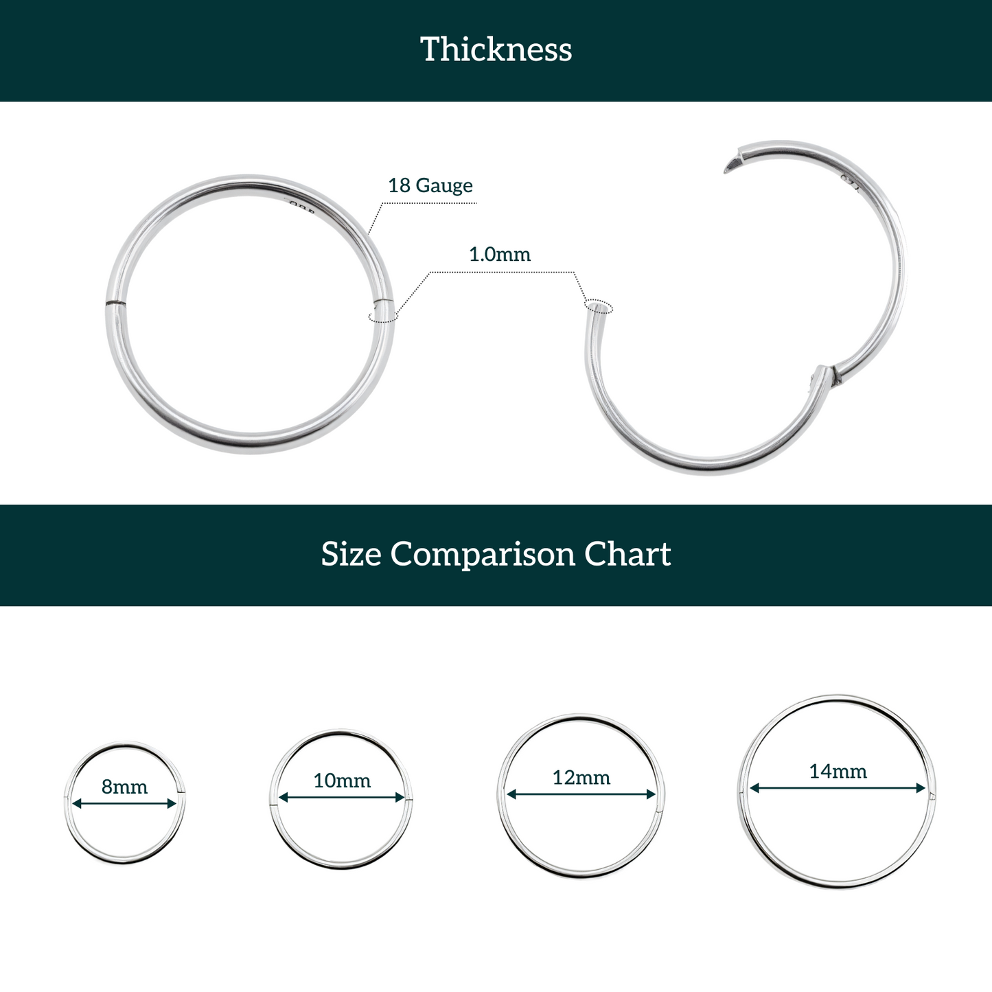 Silver Sparkle Bar Charm Earrings